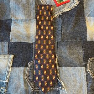 100% silk Palatina Navy and Purple Men’s Tie